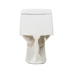 One piece Sanitary ware Bone Siphonic S trap 300mm soft closing High pressure flush mechanism